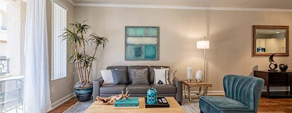 Modern Living Room at Palazzo Townhomes, Phoenix, 85008