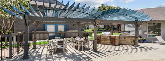 the reserve at bucklin hill pool and pergola at Vesper, Texas, 75254