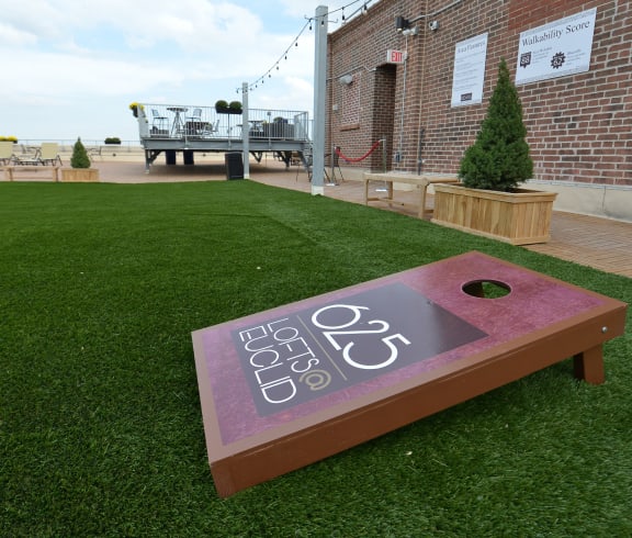 a mockup of a park with a book on the grass