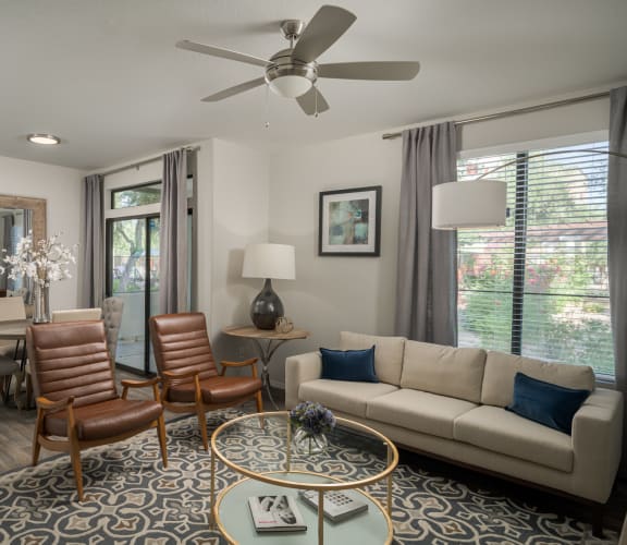 Spacious Living Rooms at Trevi Apartments