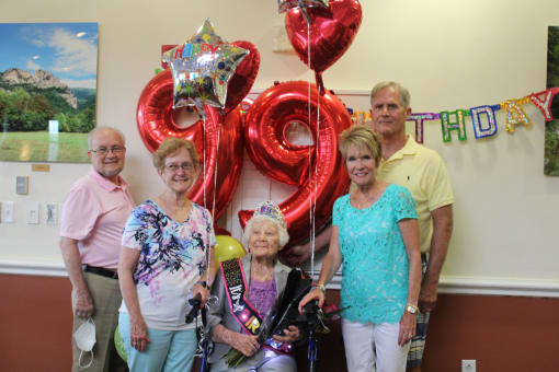 Resident Birthday Celebrations at Elison Independent and Assisted Living of Maplewood