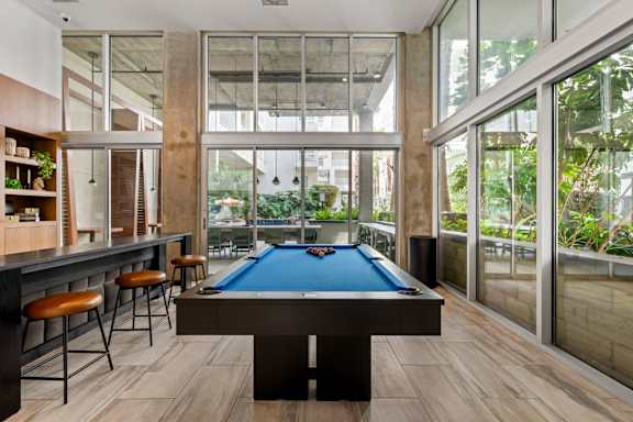 Game Room Space at G12 Apartments in Los Angeles, CA 90015