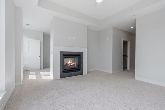 Bedroom with Fireplace