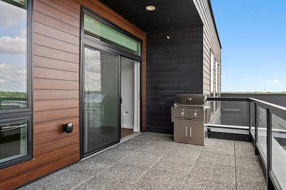 Large Balcony with Grill