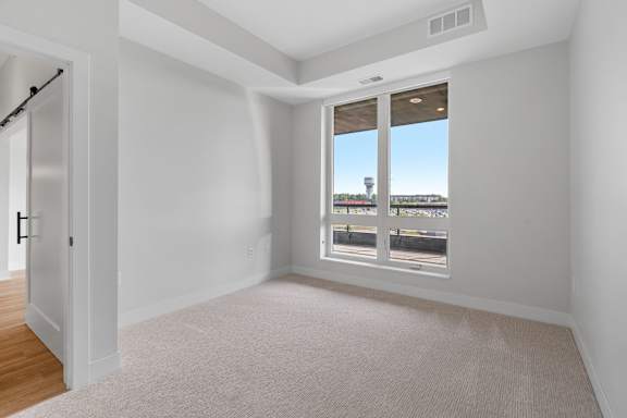 Bedroom with Plush Carpeting