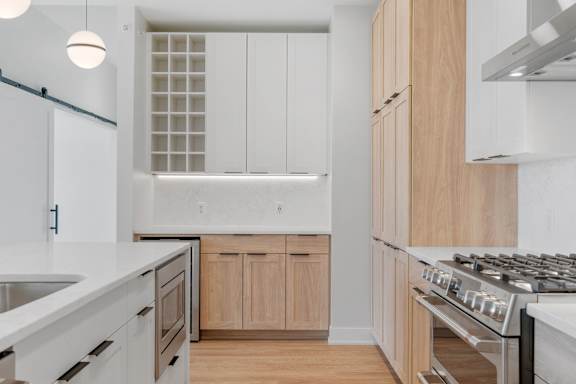 Kitchen with Abundant Storage Space