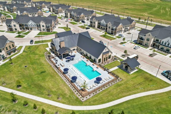 Aerial View of Pool