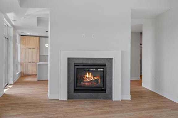 Living Room with Fireplace