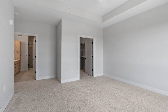 Bedroom with Plush Carpeting