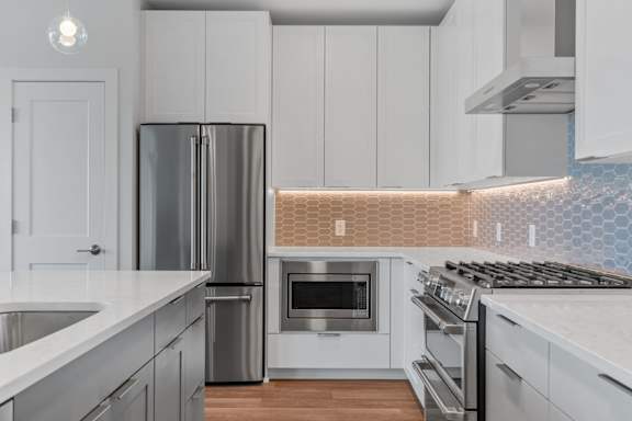 Kitchen With Stainless Steel Appliances