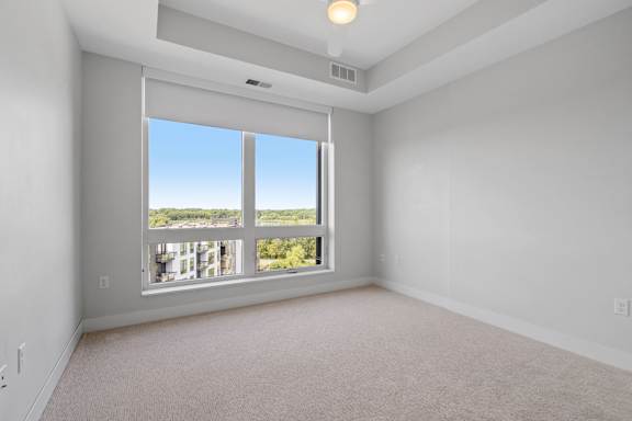 Bedroom with Floor to Ceiling Windows