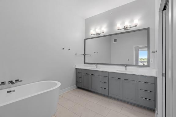 Bathroom with Expansive Counter Space