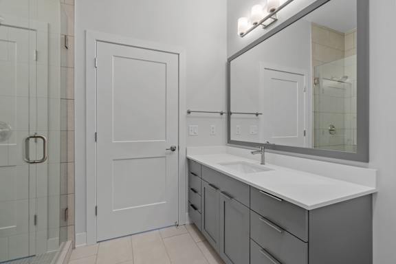 Bathroom with Modern Finishes