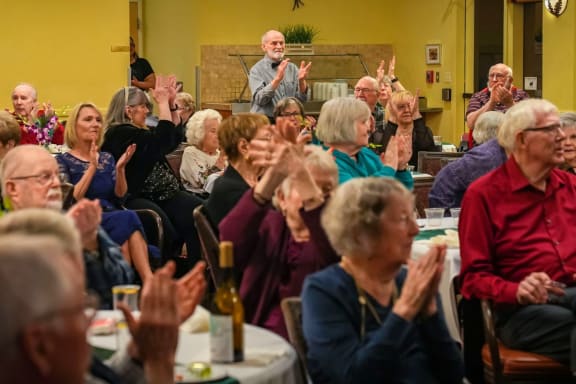 Adults In Activity Room at Winding Commons Senior Living, Carmichael, CA, 95608