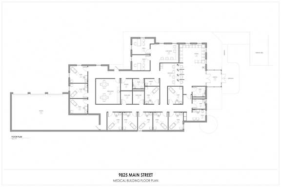 the floor plan of the second level of the house