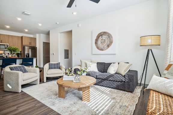 Living room at Premier at West Park, Greeley, 80634