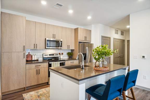 Kitchen at Premier at West Park, Greeley, 80634