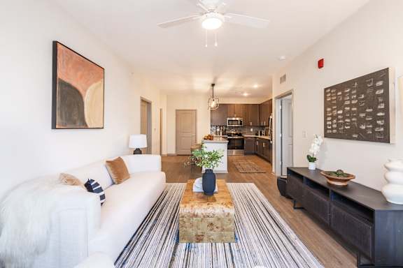 Living Room at Arlington Farms, Greenwood, IN, 46143