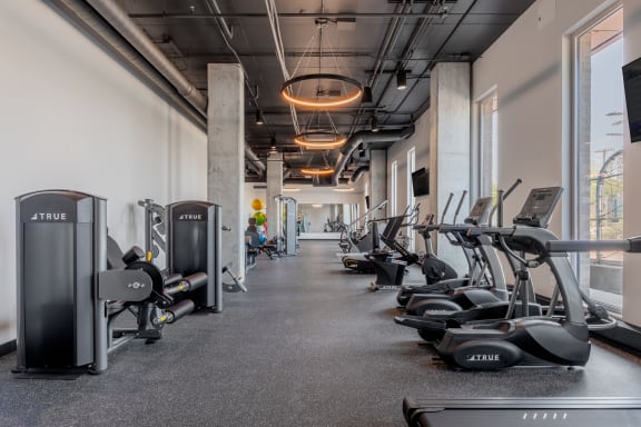 Fitness Center at TREO Apartments, Cleveland, 44116