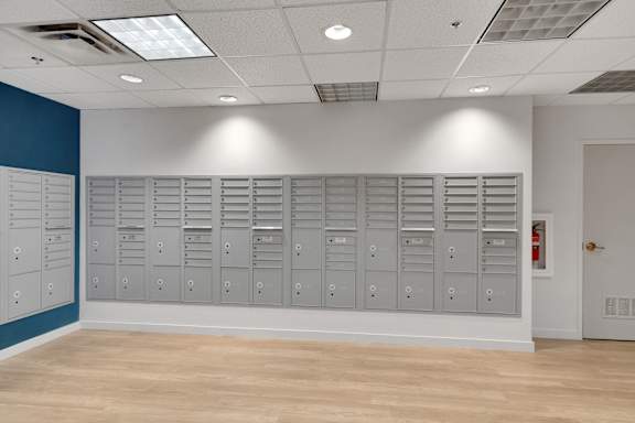 Package Lockers at AVIA Apartments On Alpha, Dallas, 75240