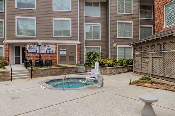 Small Pool at AVIA Apartments On Alpha, Dallas, Texas
