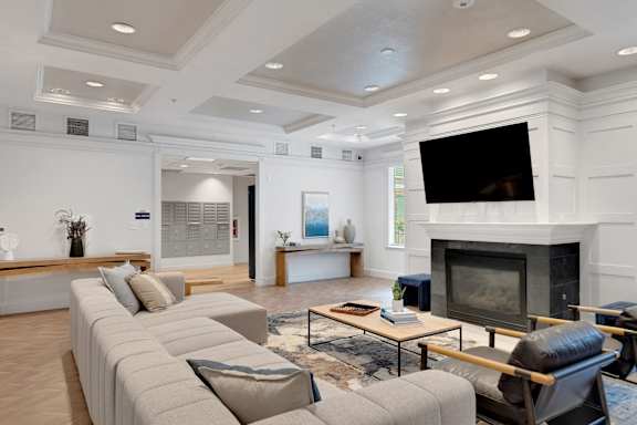 Common Area in Clubhouse1 at AVIA Apartments On Alpha, Dallas, Texas