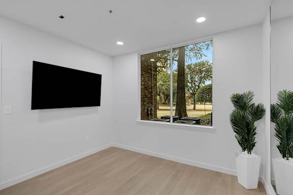 Room with window at AVIA Apartments On Alpha, Dallas, Texas