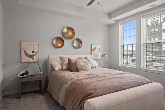 Spacious bedroom