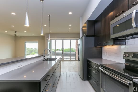 Austin apartment for rent with new kitchen