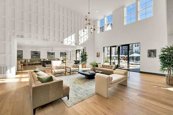 Clubhouse at District 757 Apartments in Norfolk, VA