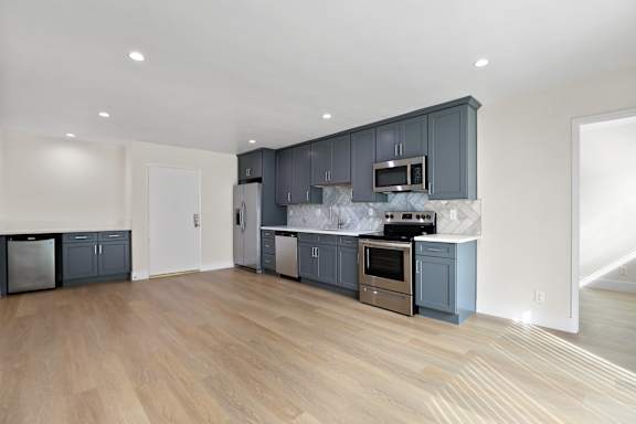 Modern Kitchen with Stainless Energy-Efficient Appliances