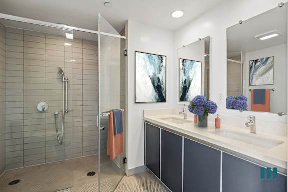 Walk-In Closet with Built-In Organizers