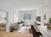 Thumbnail 6 of 12 - Modern Living Room at AVIA Apartments On Alpha, Dallas