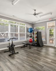 the preserve at ballantyne commons community fitness room
