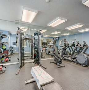 the gym at the preserve at green valley apartments co