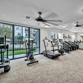 Fitness Center at District 757 Apartments in Norfolk, VA