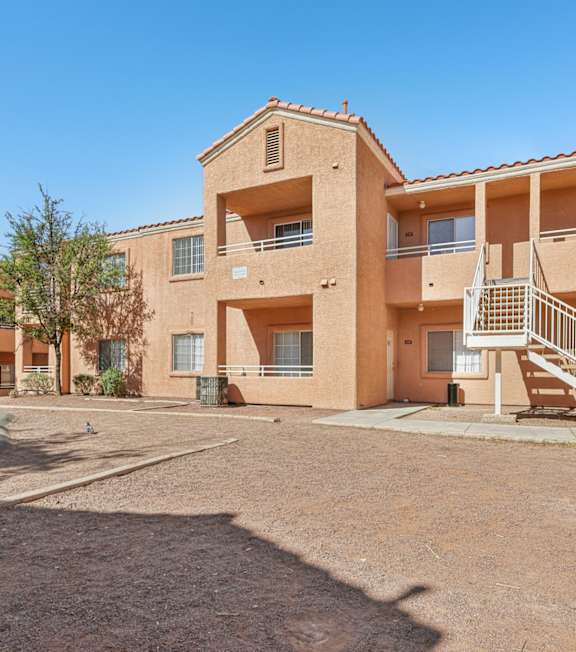 Large Courtyard at Craig Ranch Villas, North Las Vegas, NV