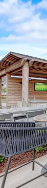 Outdoor Lounge at Century Mundy Mill Apartments, Oakwood