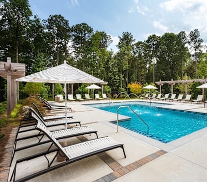 Pool Area at Echo at North Pointe Center, Georgia