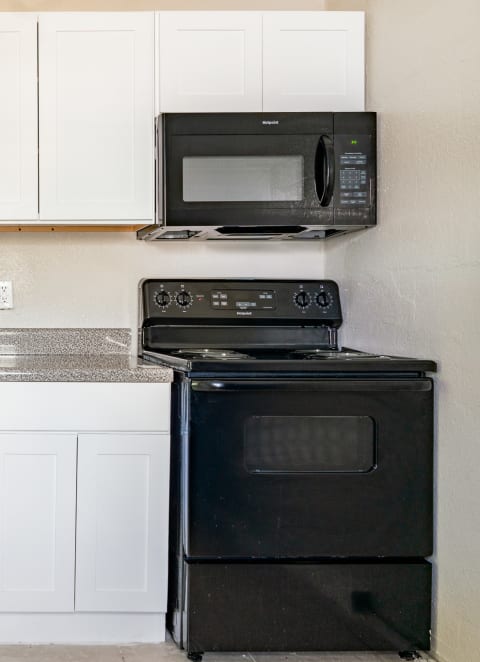 Apartment kitchen at North Washington Apartment