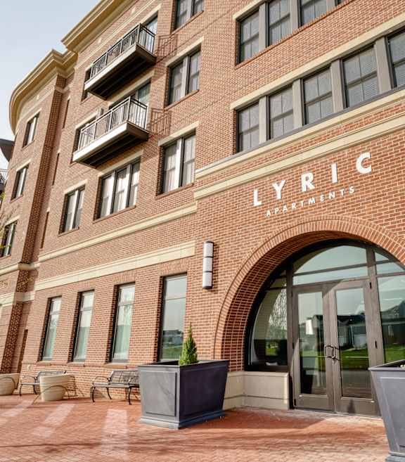 the exterior of lyric apartments at Lyric at Norton Commons Apartments, Prospect, Kentucky
