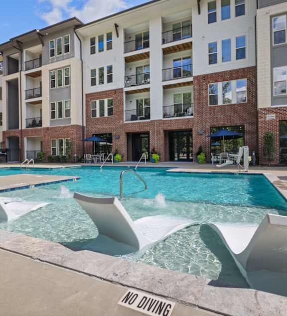 our apartments offer a swimming pool in front of our building