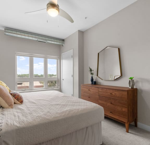Bedroom with Plush Carpeting
