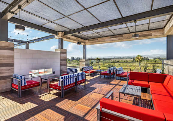 Rooftop Firepit Patio at Panorama Riverpark, California, 93036