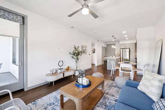 Living Area With Kitchen at Panorama Riverpark, Oxnard, CA 93036