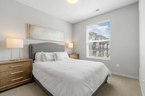 Bedroom with Plush Carpeting