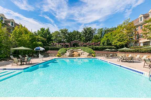Shimmering Swimming Pool at Woodland Park, Herndon, VA