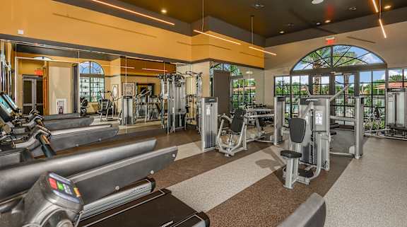 Gym  at Palm Ranch Luxury Apartments in Davie, FL