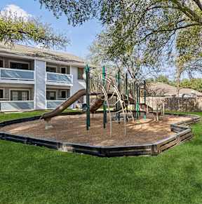 Children's playground at Polo Club Apartments, Austin, TX 78729