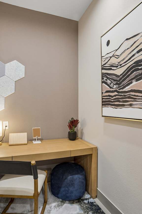 a rendering of the lobby at the m on hennepin apartments in minneapolis